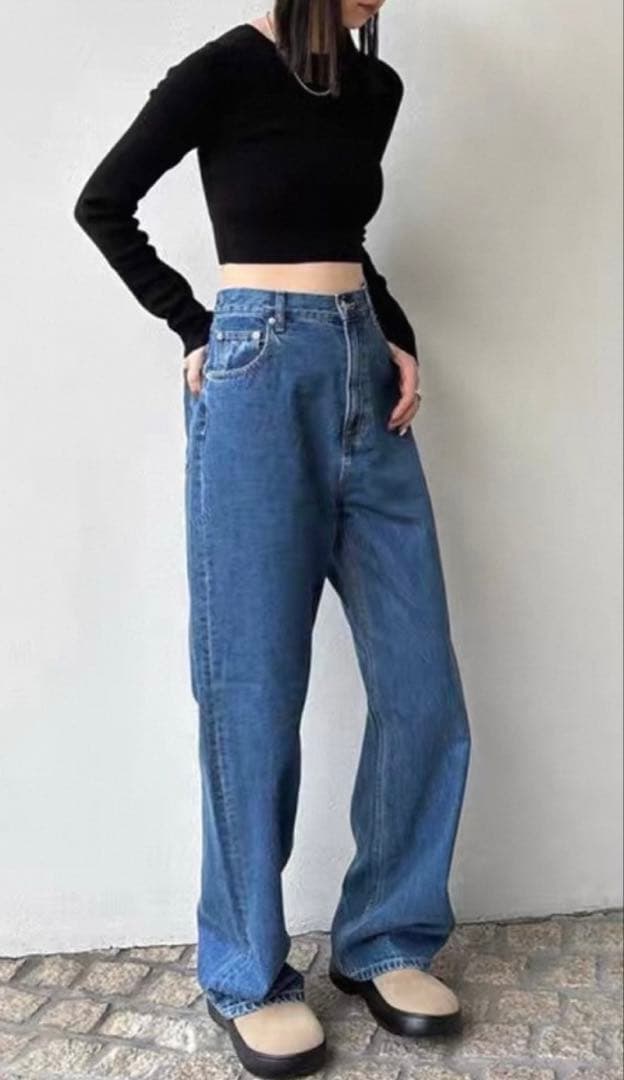 ◉新品半額❗️/スピード発送TODAYFUL Cary's Denim（ブルー)