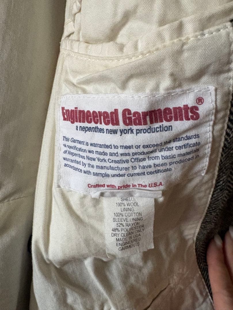 Engineered Garments ヘリンボーンジャケット XS