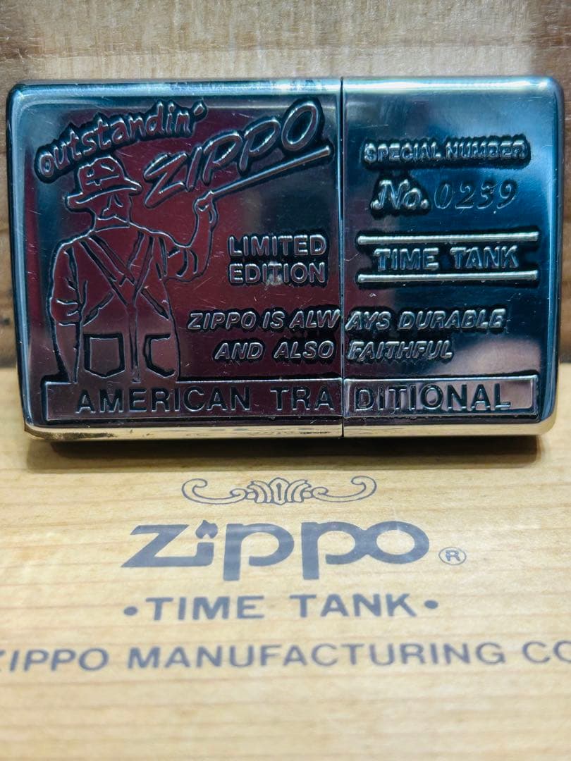 【稼動品】ZIPPO タイムタンク ポケットクロック特別限定品 No. 0239
