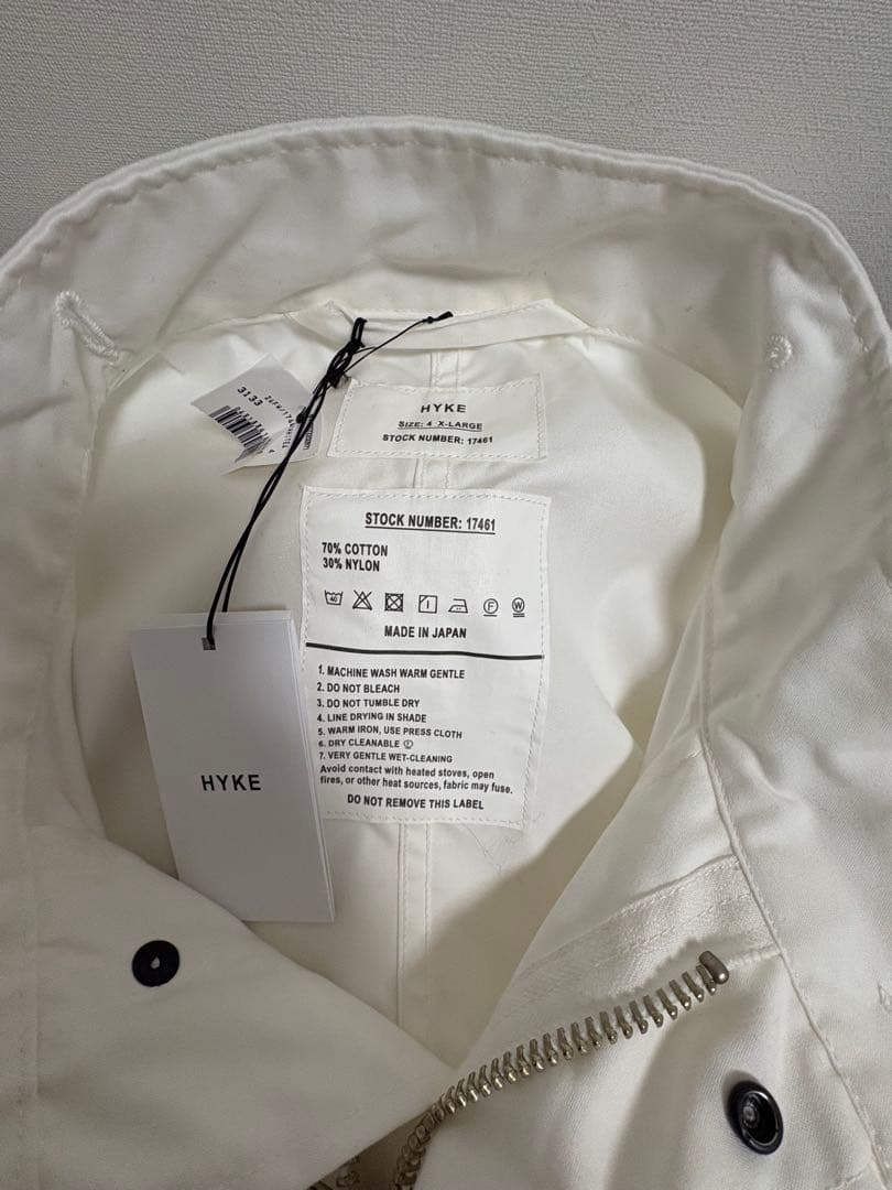 コメント 未使用新品 HYKE N/C TYPE M-65 FIEL