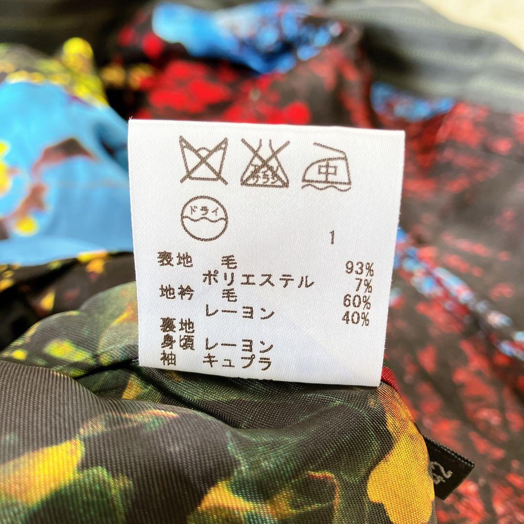 Paul Smith BLACK ポールスミス　テーラードジャケット　花柄　42