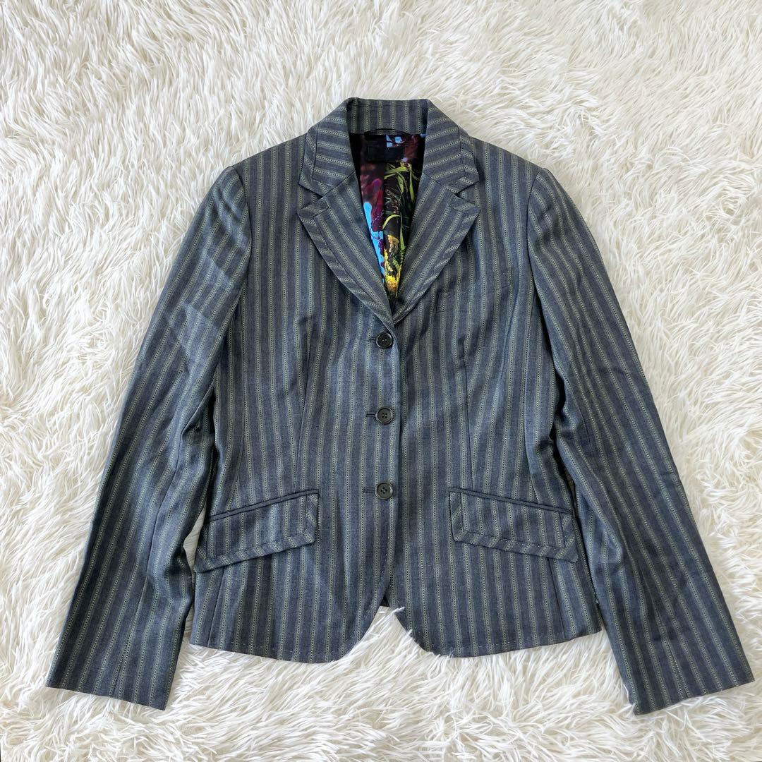 Paul Smith BLACK ポールスミス　テーラードジャケット　花柄　42