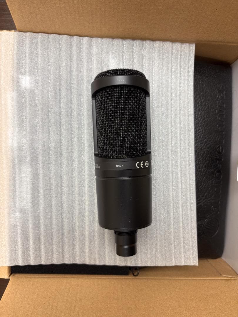 audio-technica AT2020 コンデンサーマイク ブラック