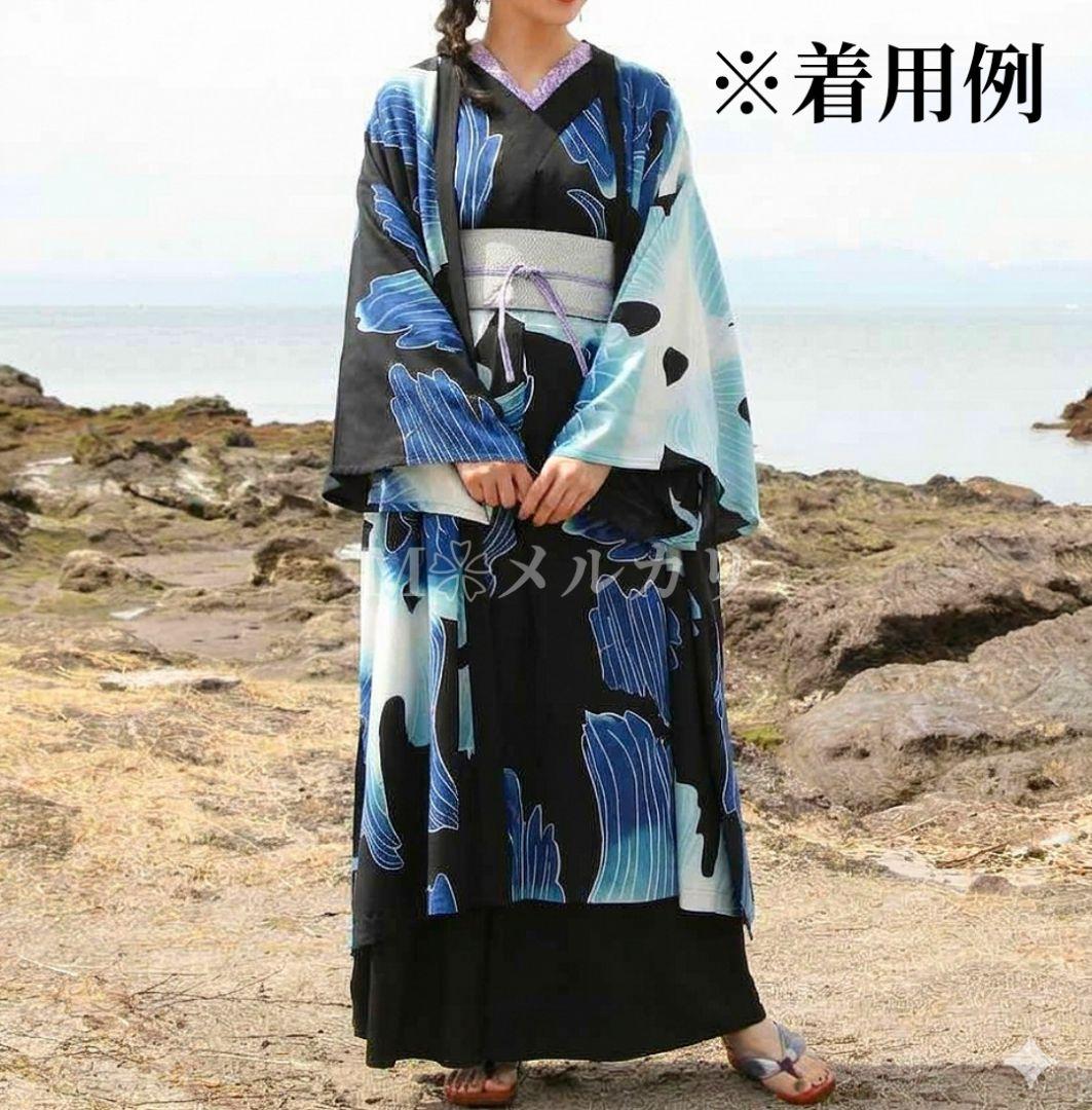 新品未使用✨️新色倭物やカヤたゆたう金魚UV長羽織和柄和風着物 オケージョン夏祭