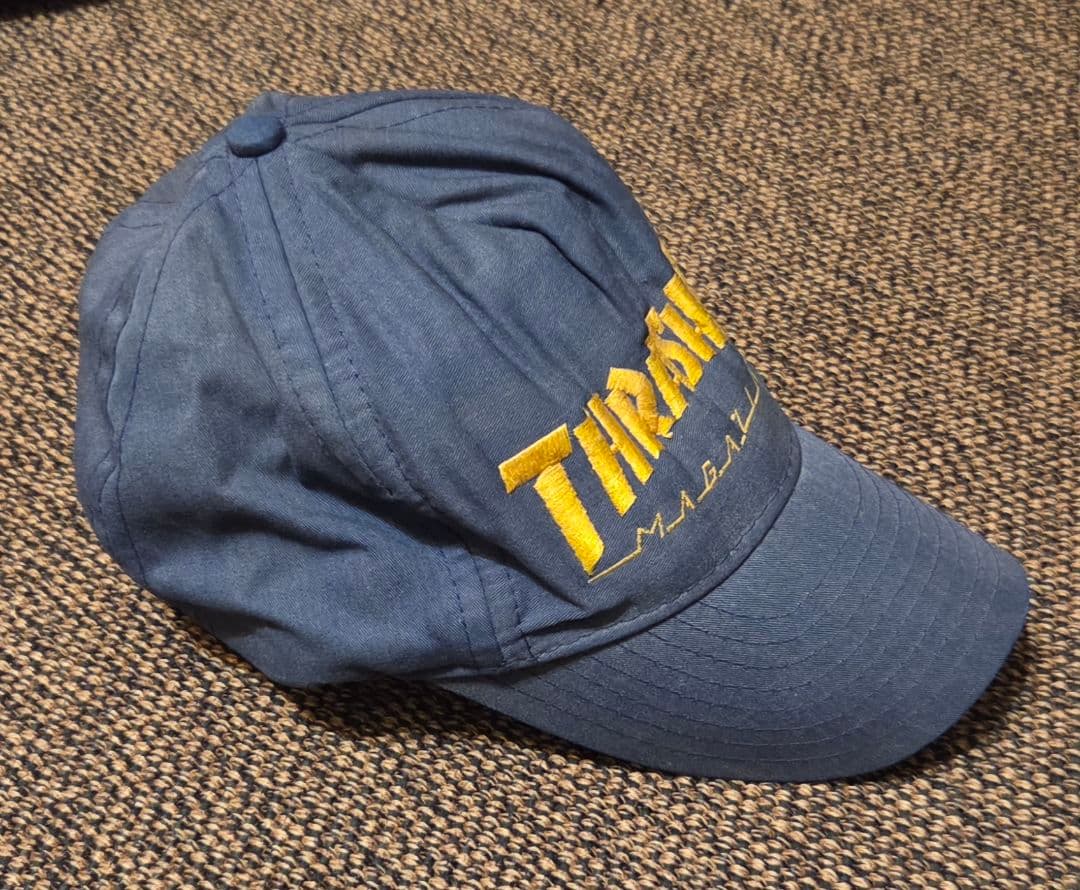 80's-90's ヴィンテージ THRASHER CAP NAVY