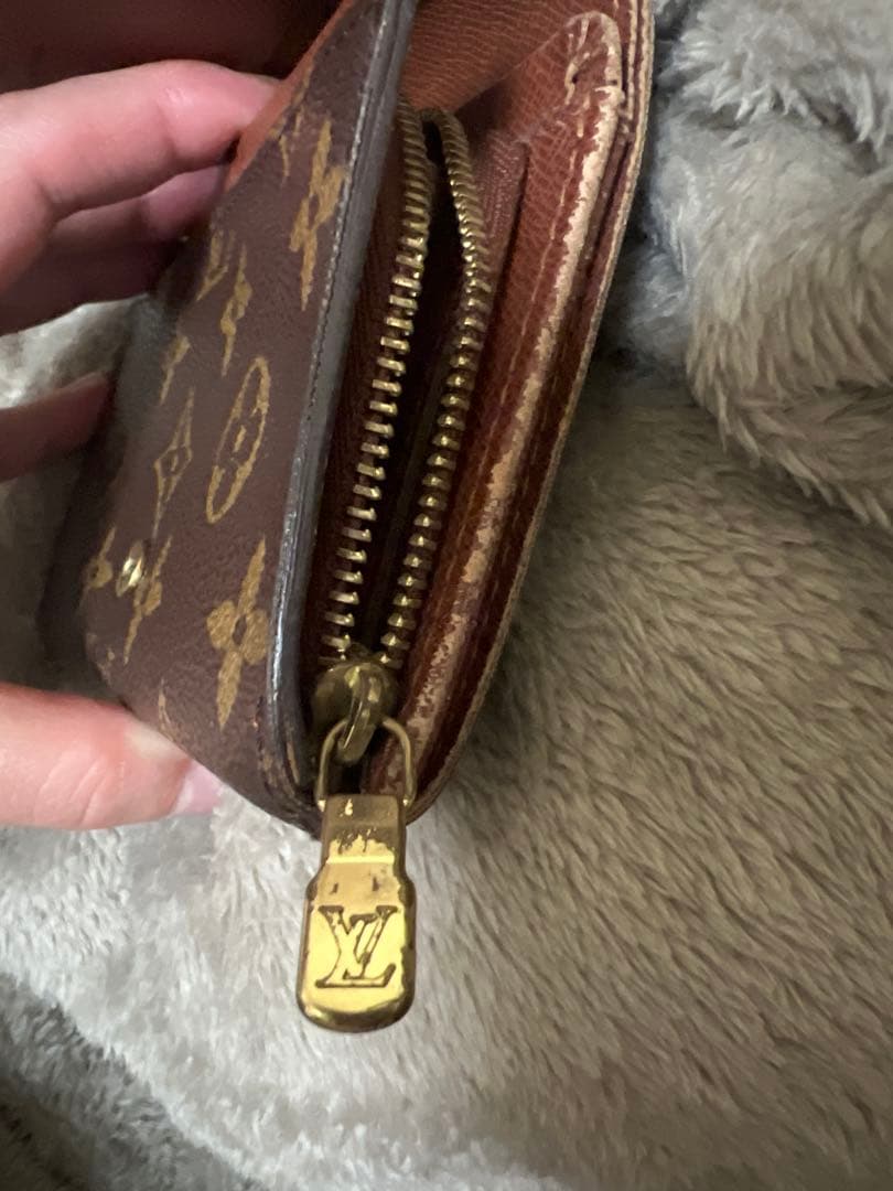 LOUIS VUITTON モノグラム 折り財布 ポルトモネビエ トレゾール