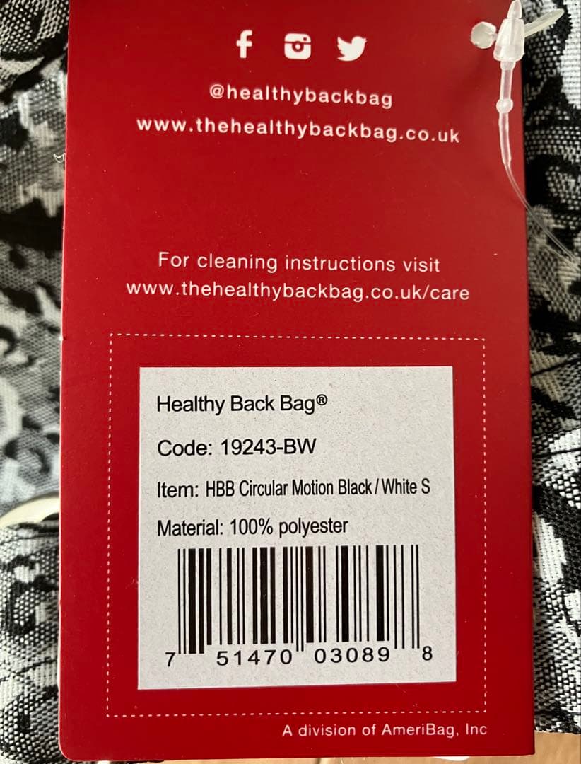 HEALTHY BACK BAG 新品タグ付
