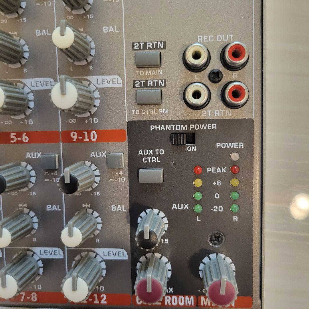 【美品PHONIC AM125】 アナログミキサー アダプター無し