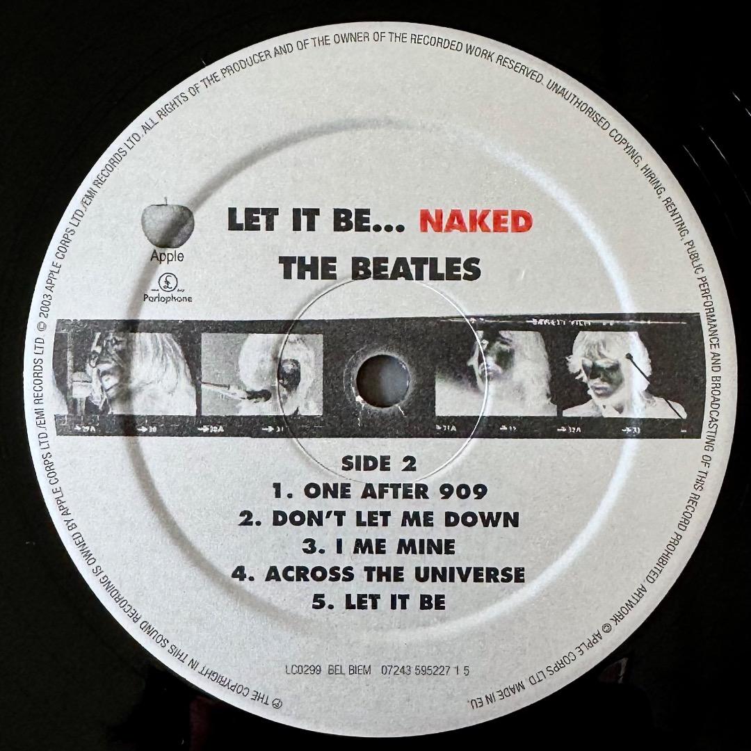 The Beatles Let It Be...Naked EU盤LP＋7インチ