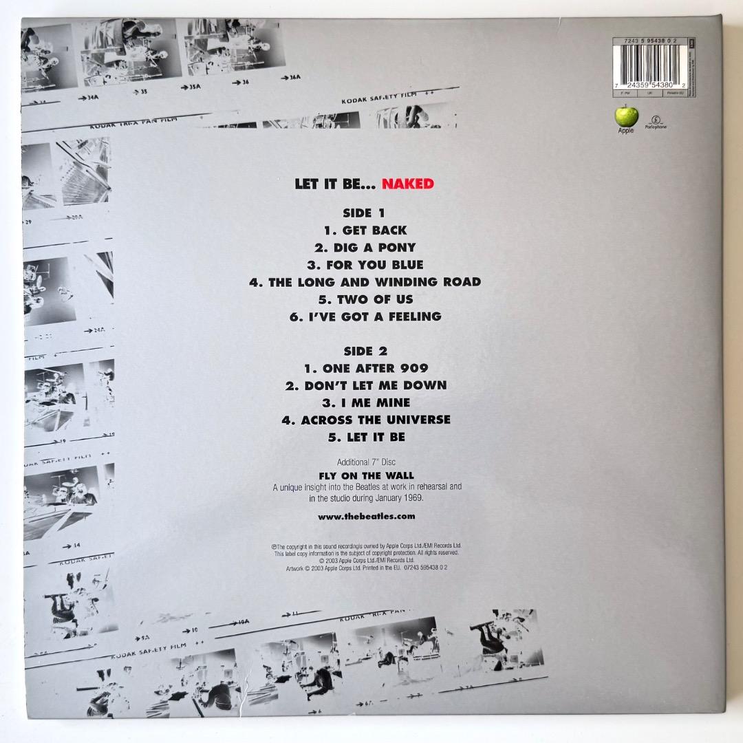 The Beatles Let It Be...Naked EU盤LP＋7インチ