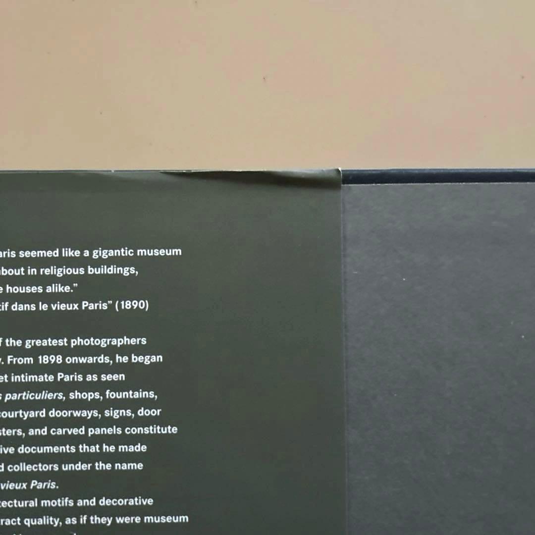 Atget : Paris in Detail ハードカバー