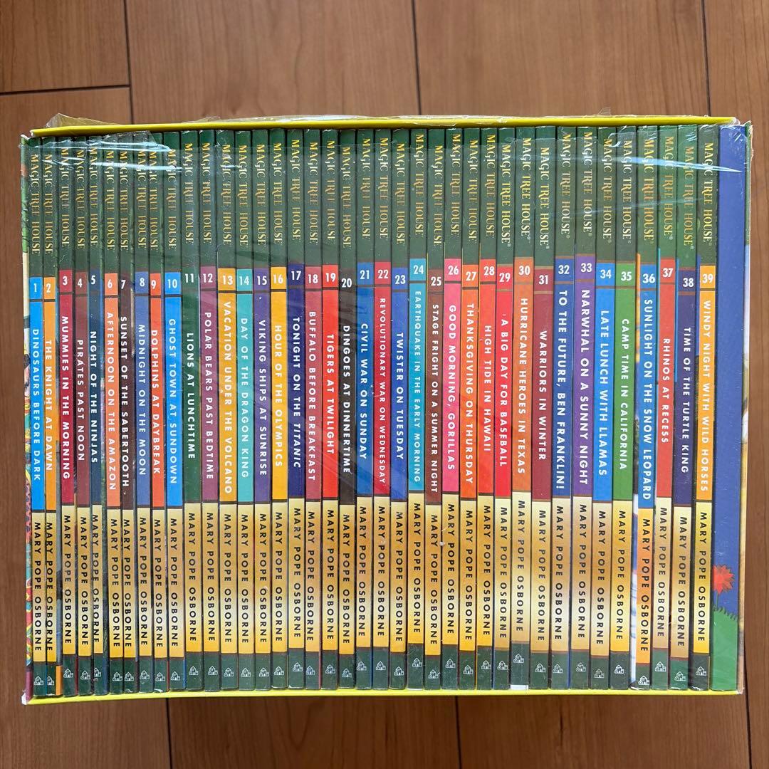 新品Magic Tree Houseシリーズ1 英語絵本39巻　洋書
