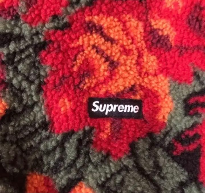 ミ*ん様 Supreme Roses Sherpa Fleece Jacket