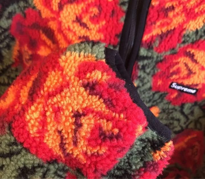 ミ*ん様 Supreme Roses Sherpa Fleece Jacket