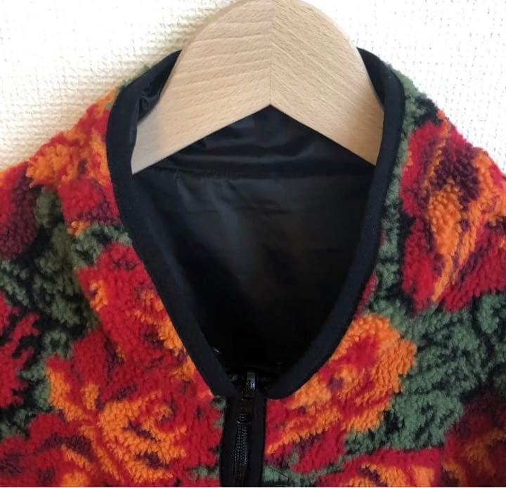 ミ*ん様 Supreme Roses Sherpa Fleece Jacket