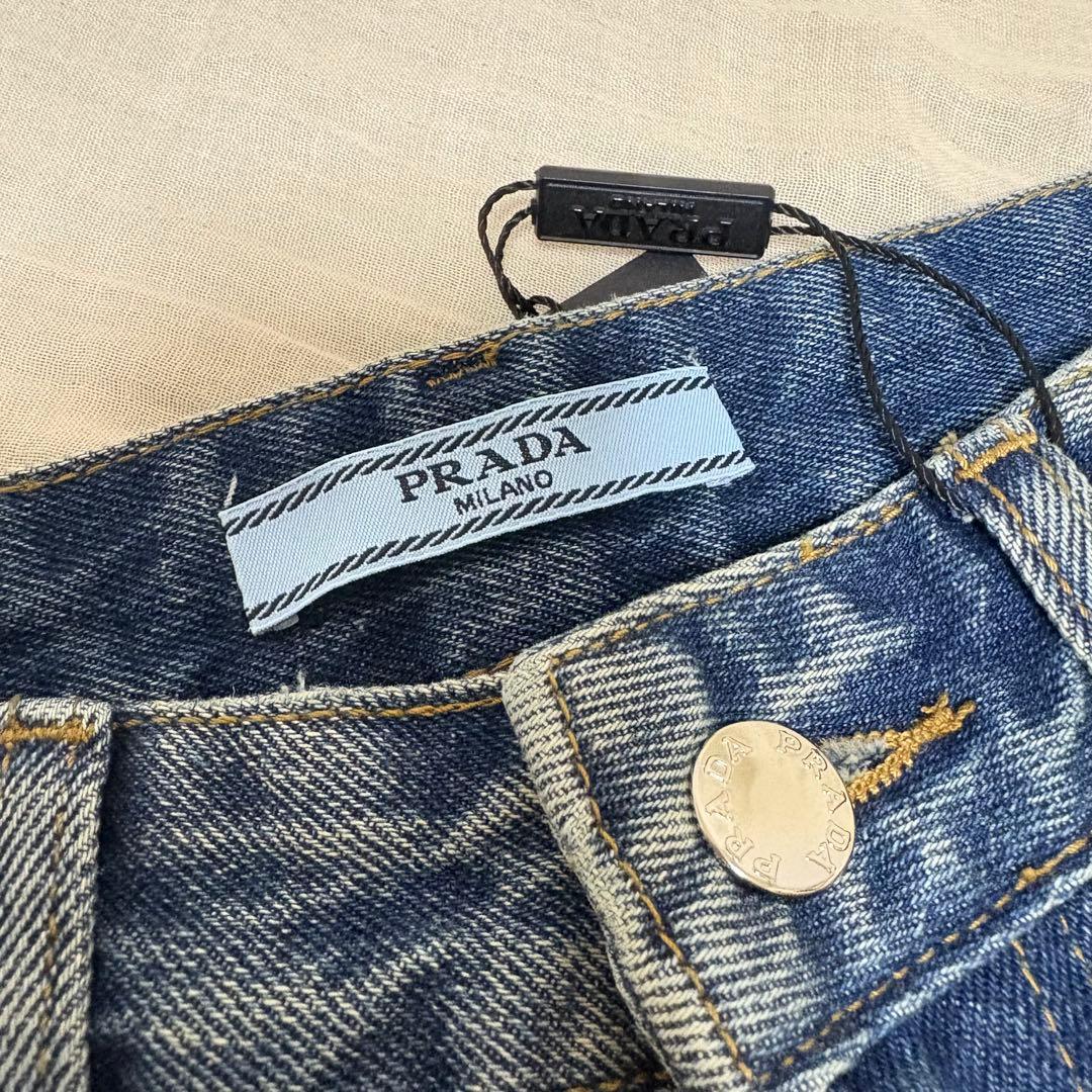PRADA トライアングルロゴ5ポケット デニム