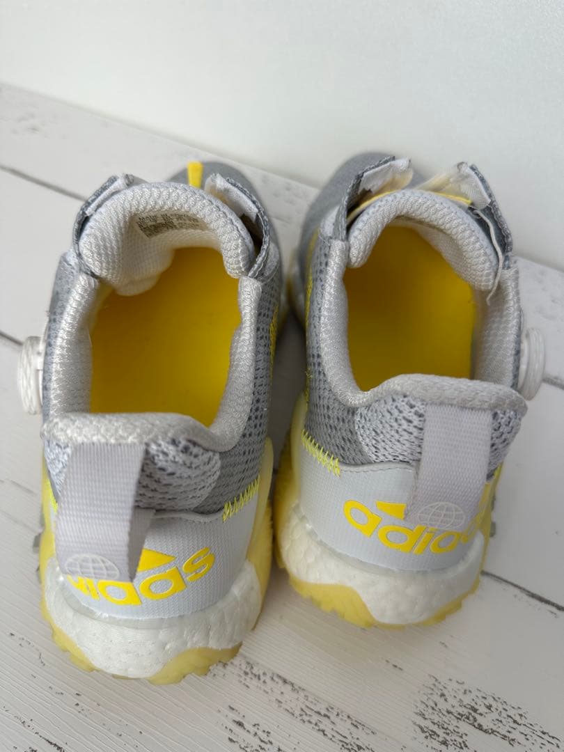 adidas ゴルフシューズ ★レディース★グレー/イエロー★25cm