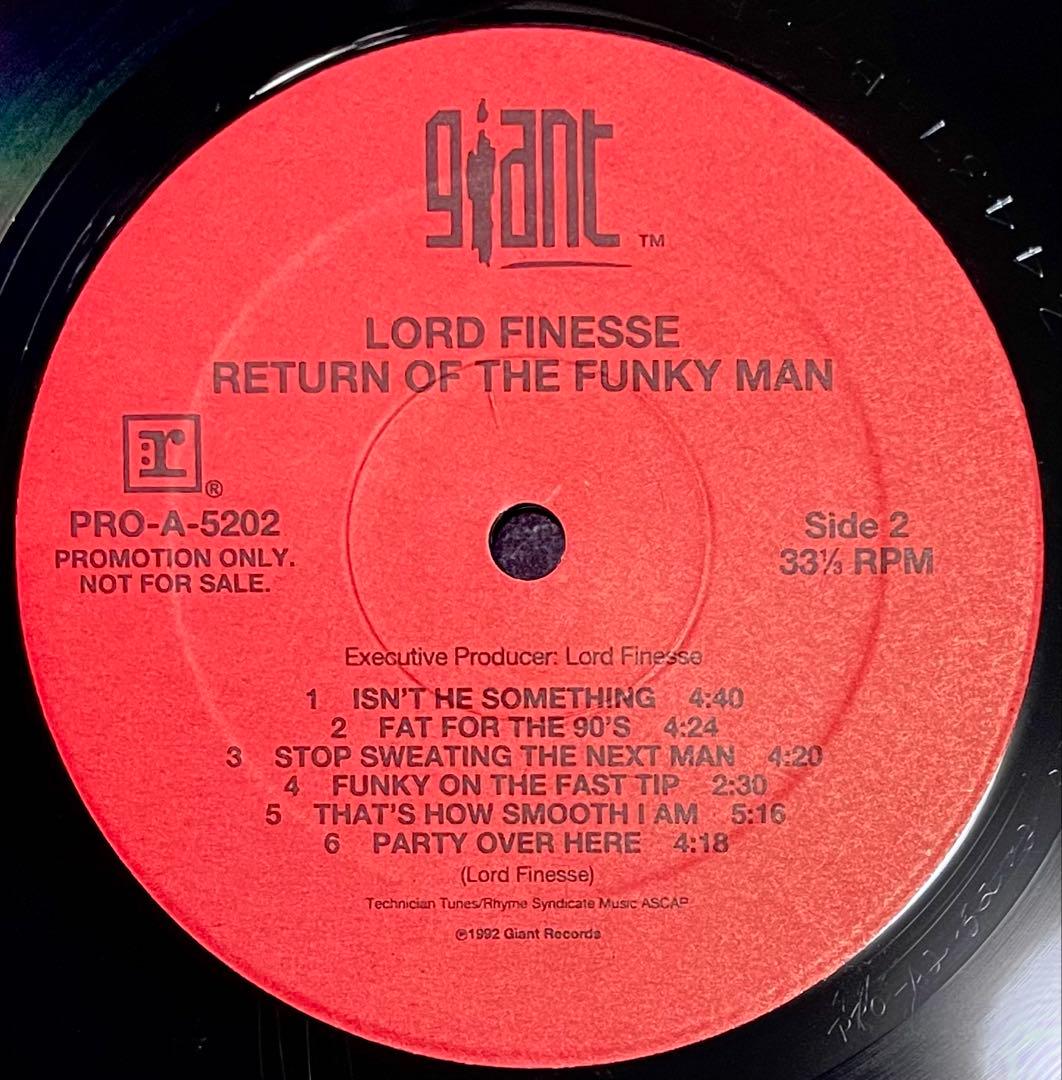 洋楽 Lord Finesse /Return Of The Funky Man LP