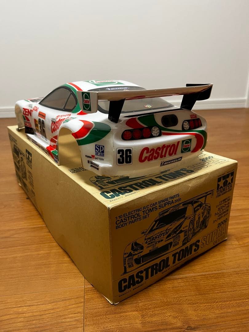 s*a様 カストロールトムススープラ　TAMIYA 1/10 ラジコンボディ　R