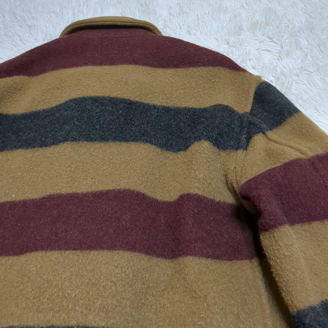 銘品 モンゴメリー ロカバールコート ダッフル エルメス元ネタ ワイドボーダー