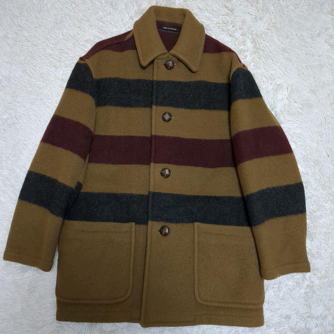 銘品 モンゴメリー ロカバールコート ダッフル エルメス元ネタ ワイドボーダー