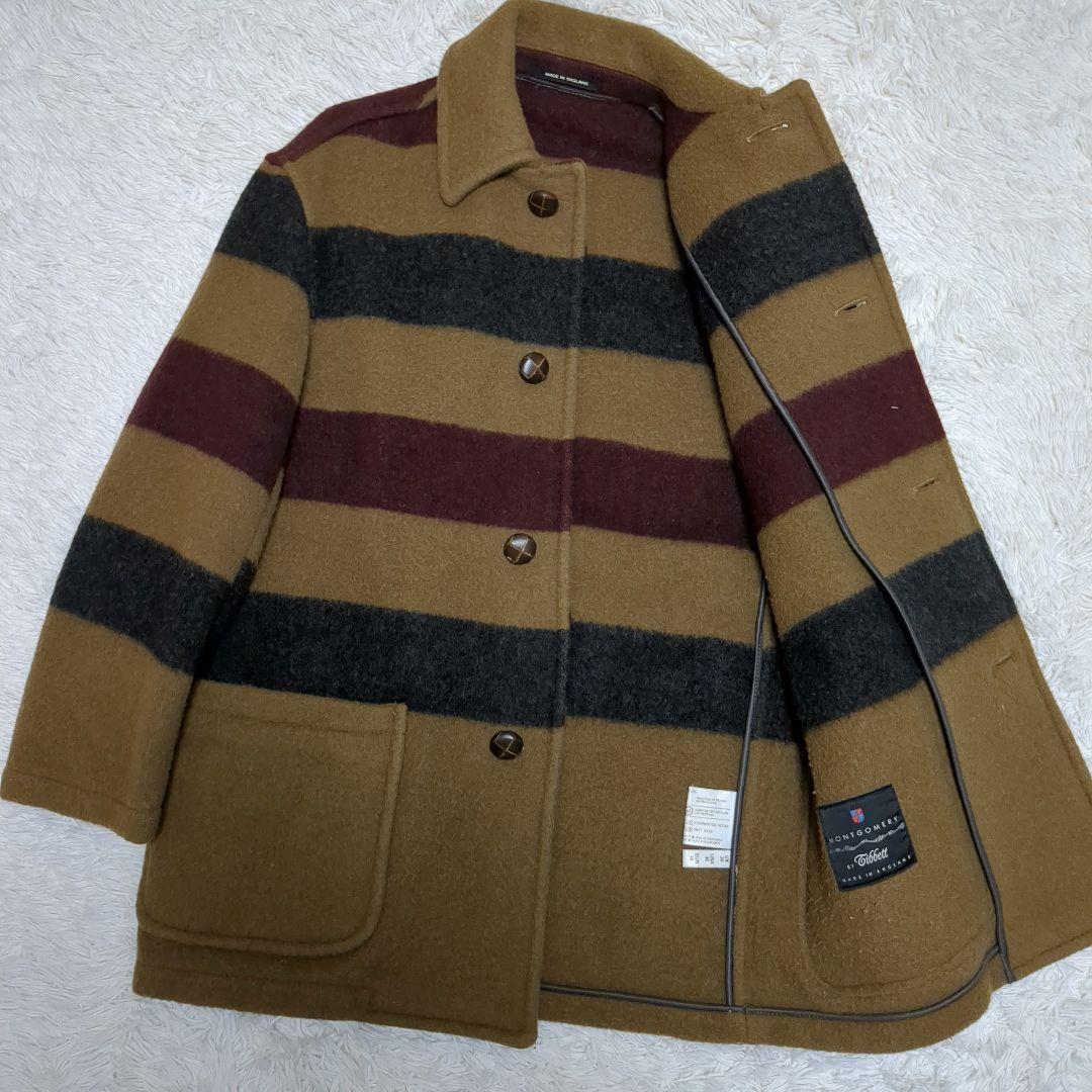 銘品 モンゴメリー ロカバールコート ダッフル エルメス元ネタ ワイドボーダー