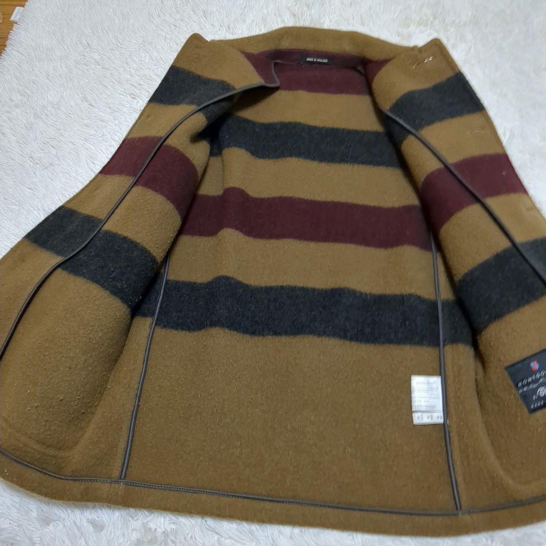 銘品 モンゴメリー ロカバールコート ダッフル エルメス元ネタ ワイドボーダー