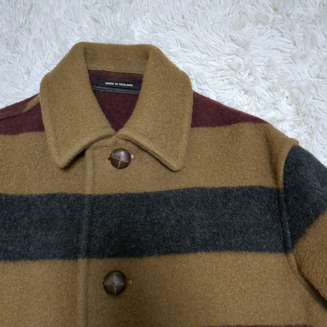 銘品 モンゴメリー ロカバールコート ダッフル エルメス元ネタ ワイドボーダー
