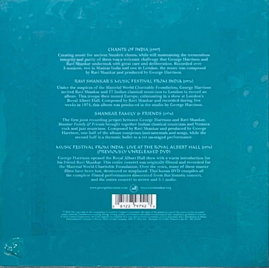 洋楽 Ravi Shankar e Harrison Box Limited
