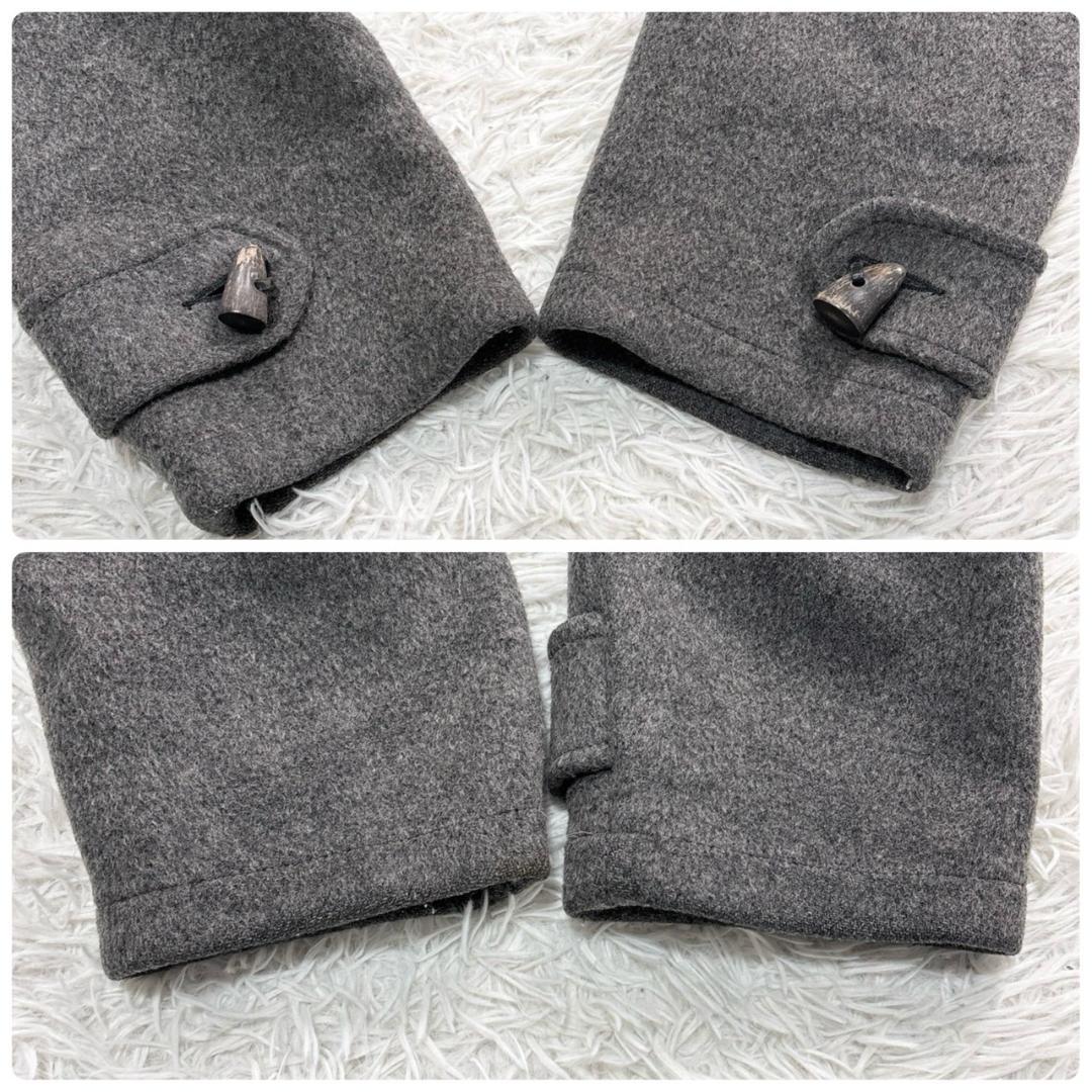Gloverall　グレー ダッフルコート ウールブレンド　サイズ42