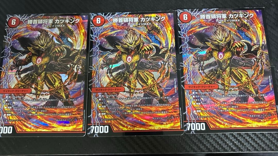 勝首領龍　カツドン　３枚セット