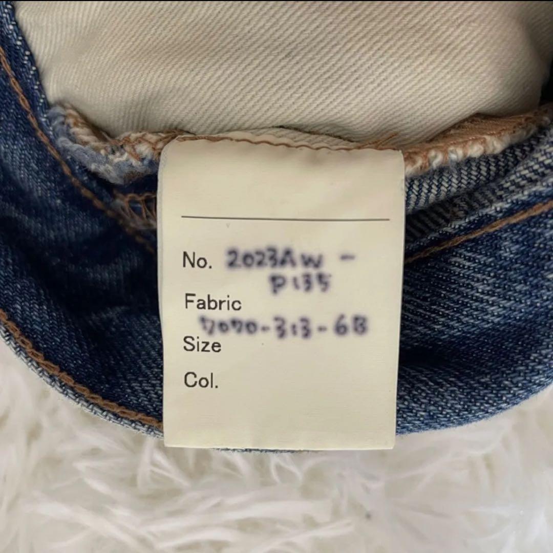 Whim Gazette ウィム ガゼット　デニムタックパンツ　2023AW
