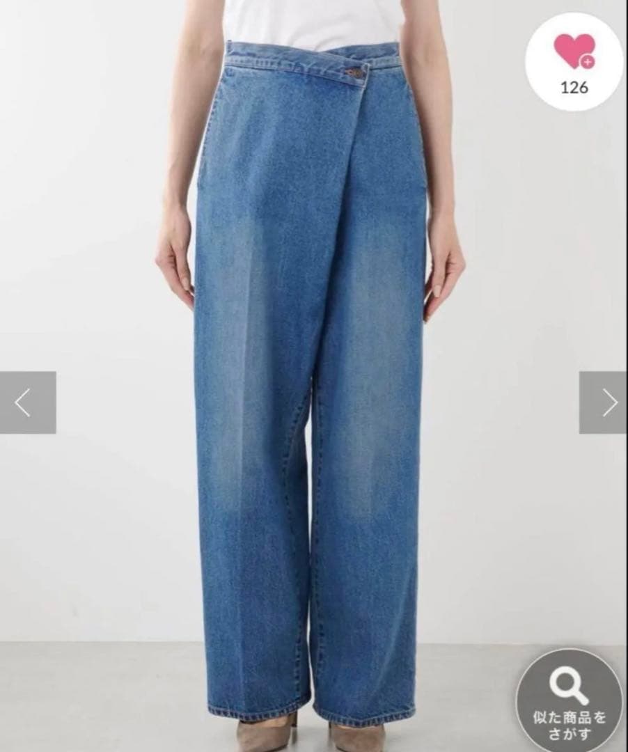 Whim Gazette ウィム ガゼット　デニムタックパンツ　2023AW