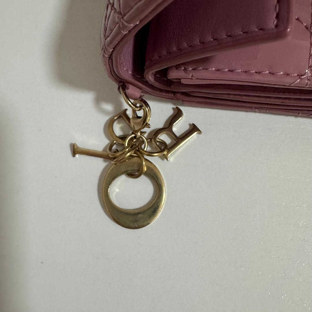 あさん専用　Lady Dior Lotus ロータス　ウォレット　ピンク