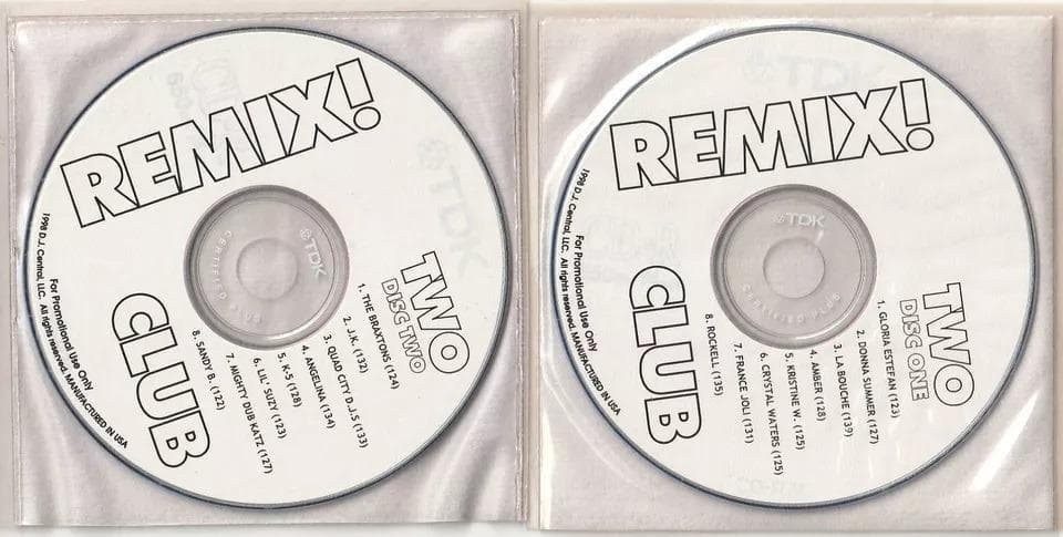 REMIX! CLUB 2 - DISC 1 & 2　DJ用 リミックス CD