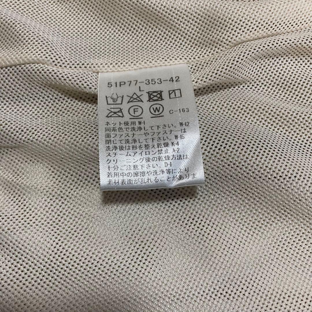 BLACK LABEL クレストブリッジ フリースベスト ベージュLサイズ