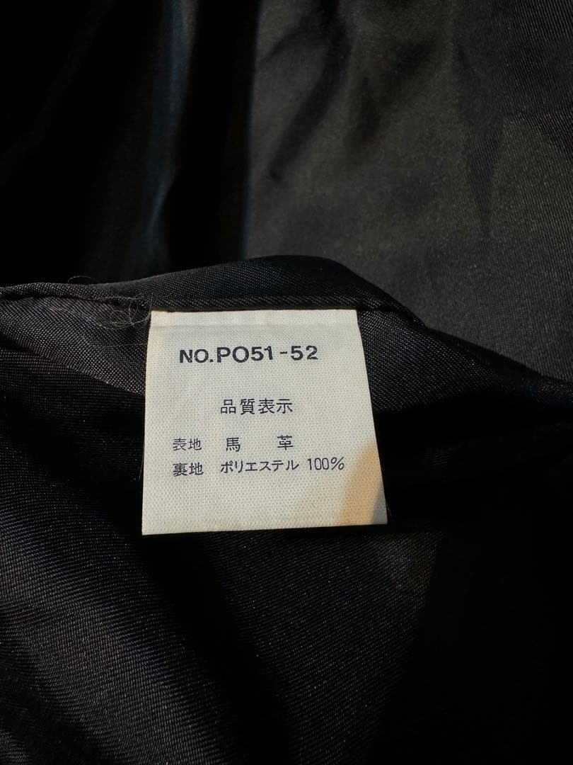 極美品！Harold Daniellホースハイド 馬革 本革レザーパンツ M