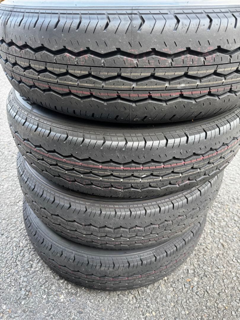 【新車外し】ブリヂストン エコピア RD-613 195/80R15 タイヤ4本