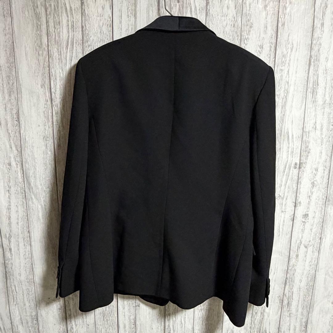 【美品】ZARA ザラ タキシード ジャケット ショールカラー ブラック XL