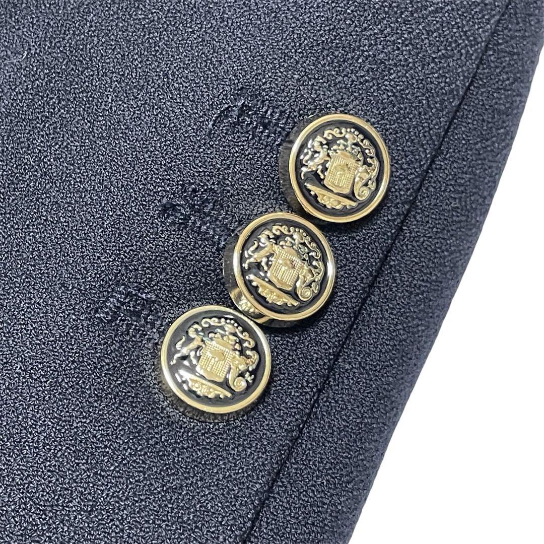 新品 ZARA ザラ 紺ブレ ダブルブレストブレザー 金ボタン 濃紺 ジャケット