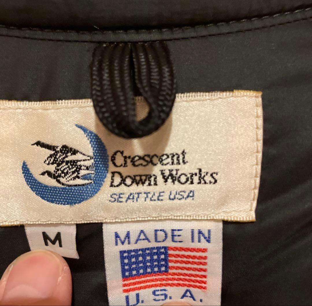 USA製 Crescent Down Works ウールダウンベスト グレー M