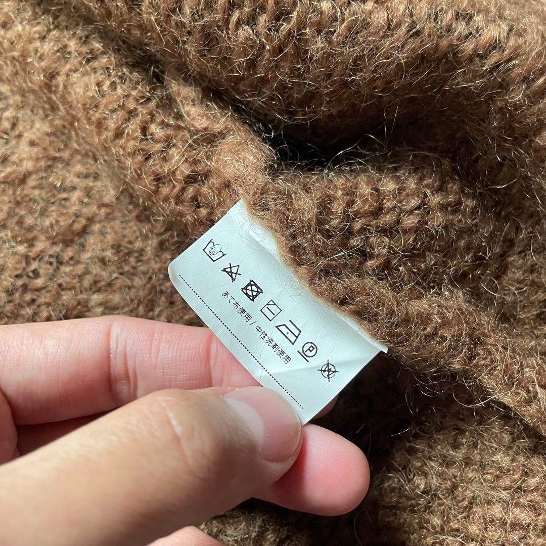 【美品】MAXMARA ニットカーディガン マニュエラ ベルテットコート モヘア