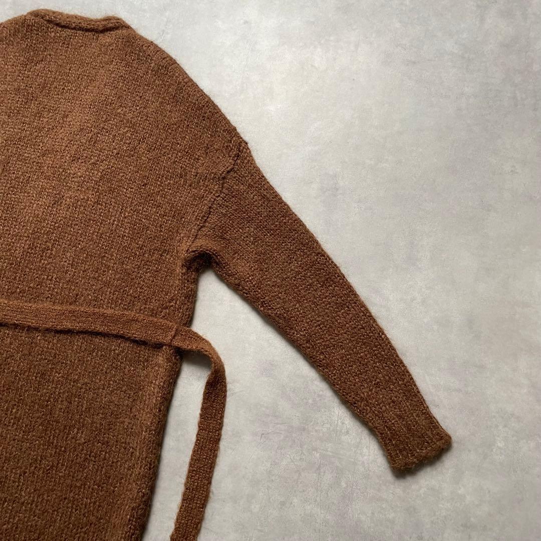 【美品】MAXMARA ニットカーディガン マニュエラ ベルテットコート モヘア