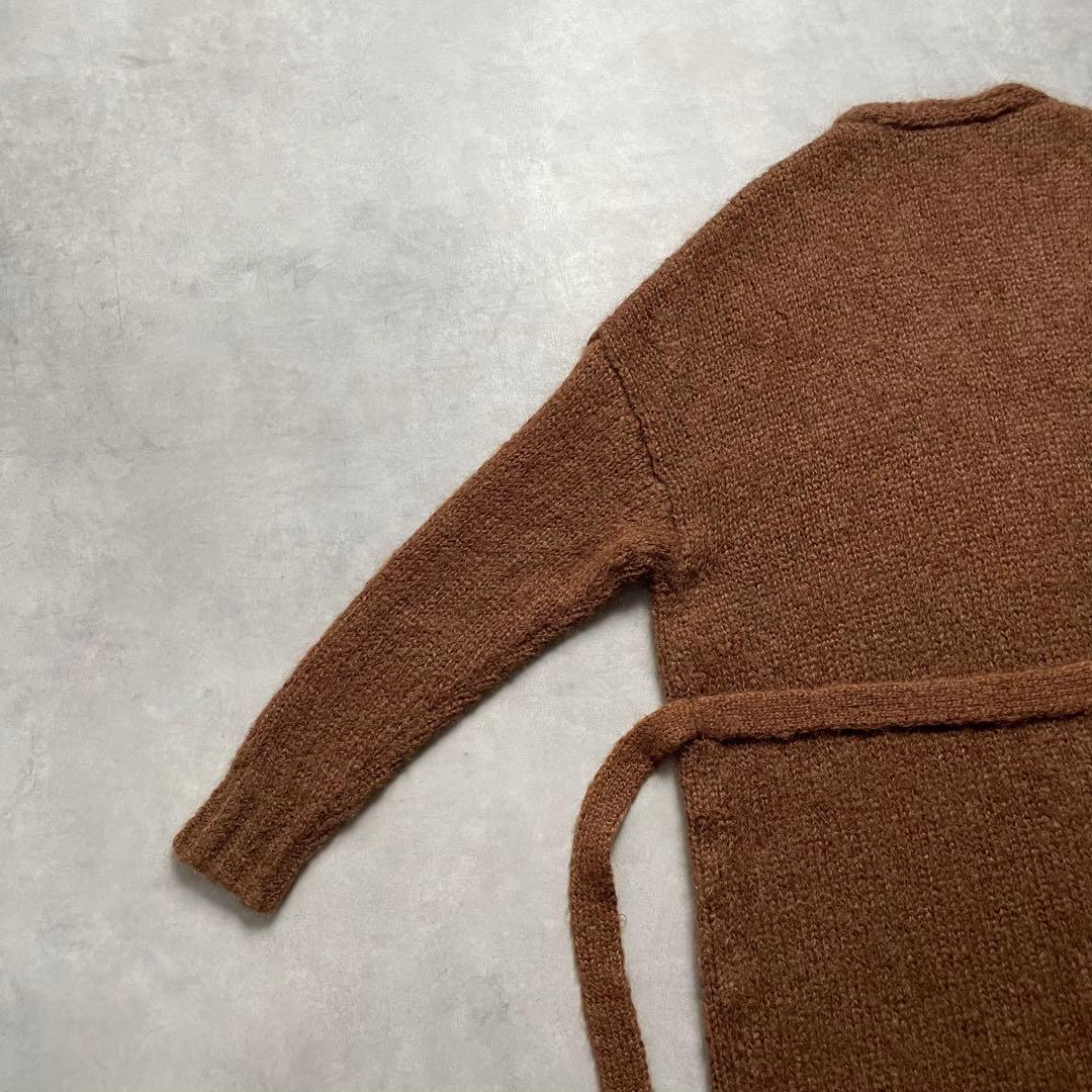 【美品】MAXMARA ニットカーディガン マニュエラ ベルテットコート モヘア