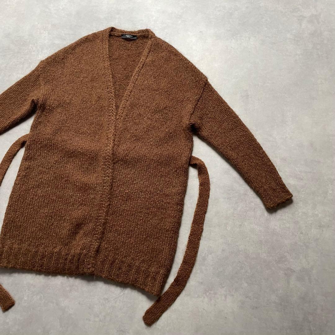 【美品】MAXMARA ニットカーディガン マニュエラ ベルテットコート モヘア