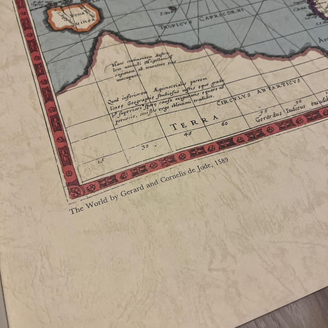【美品】アンティーク　世界地図　Rand Mcnally 2種　古地図ポスター