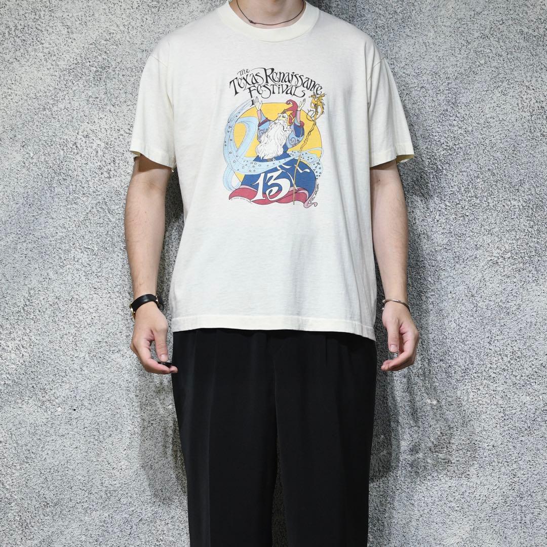 古着 86s USA製 シングルステッチ ルネサンスフェスティバル 記念Tシャツ