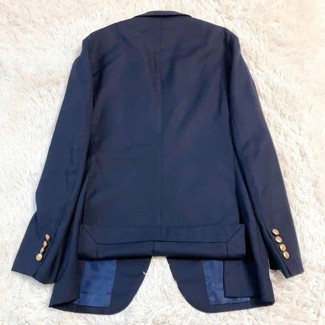 【金ボタン・紺ブレ】BEAMS F　テーラードジャケット　ネイビー　48