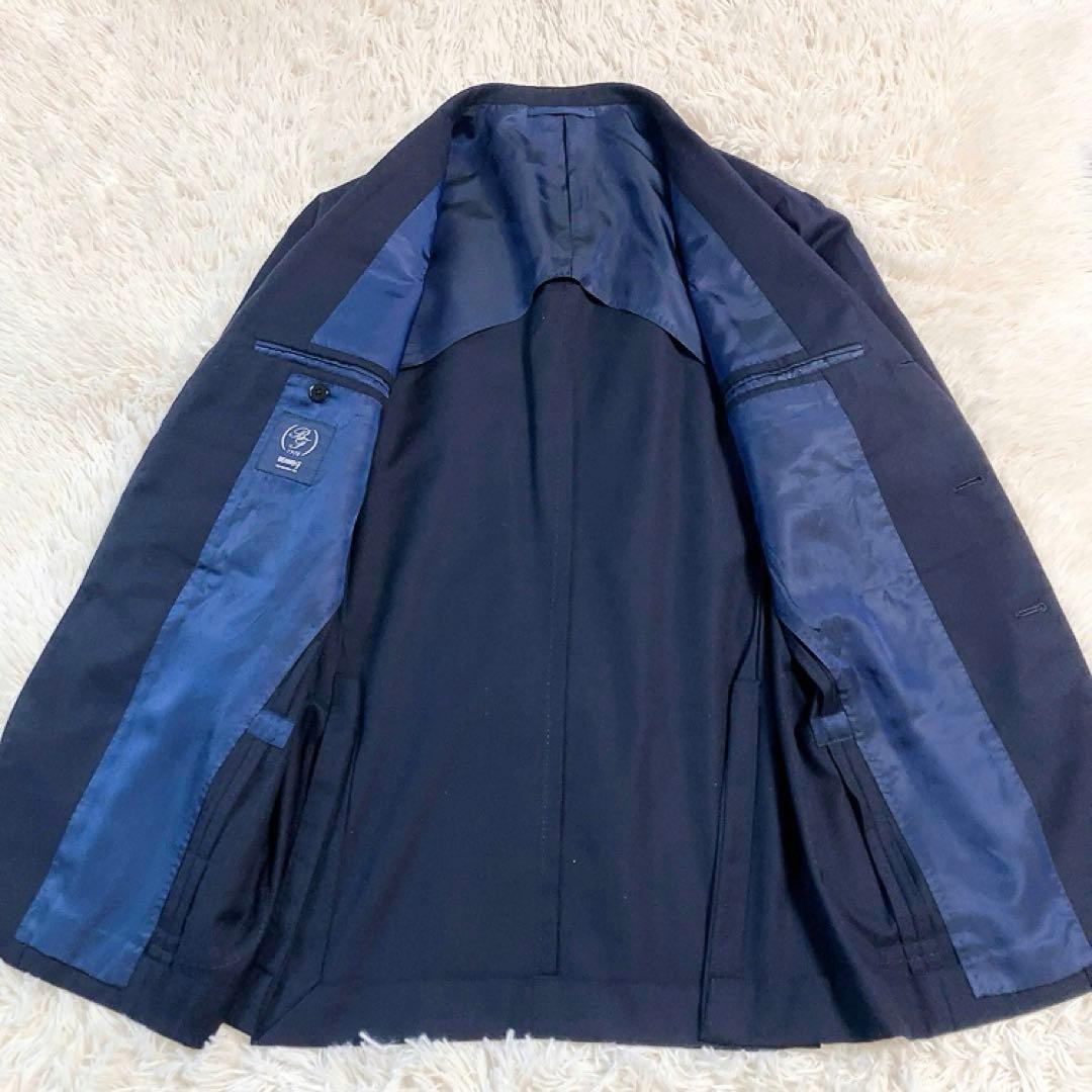 【金ボタン・紺ブレ】BEAMS F　テーラードジャケット　ネイビー　48