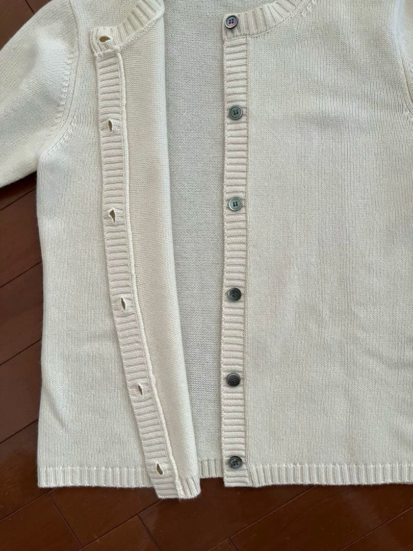 カシミヤ100% ニットカーディガン
